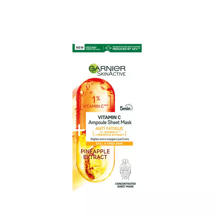 Garnier Skin Active ampullikangasnaamio - Kasvonaamiot - 3600542387217 - 1