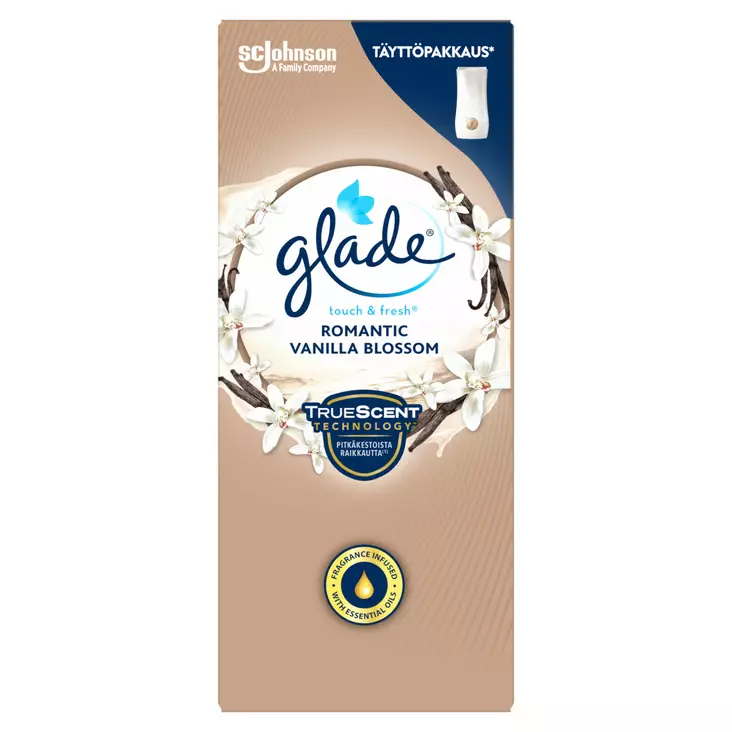 Glade Touch&Fresh vanilla blossom täyttö - Ilmanraikastimet ja wc-raikastimet - 5000204957747 - 1