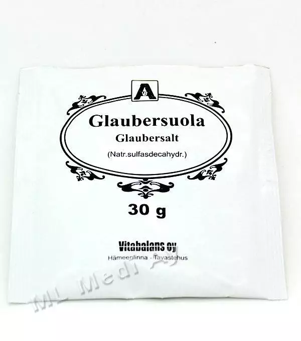 GLAUBERSUOLA 30G - Vitamiinit ja mineraalit - 6410530021057 - 1