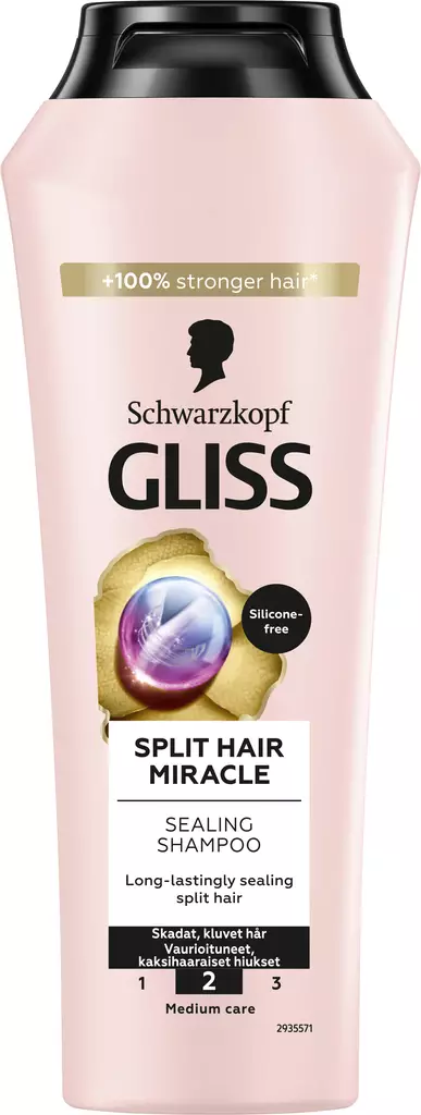 Gliss Split Hair Miracle shampoo 250ml - Shampoot - 7332531118057 - 1