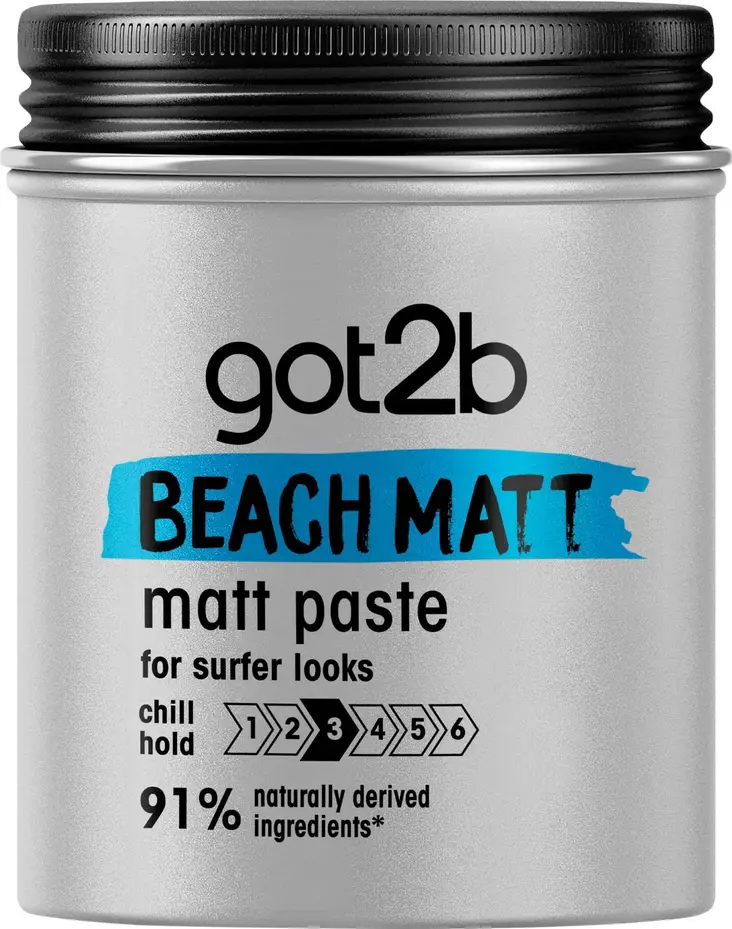 GOT2B Beach Matt hiusvaha 100ml - Muotoilugeelit ja -vahat - 7332531091367 - 1