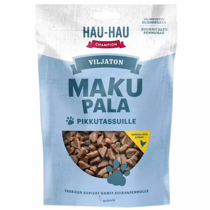 Hau-Hau Champion Viljaton Makupala pennuille kana 200g - Koiran herkut - 6430076892577 - 1