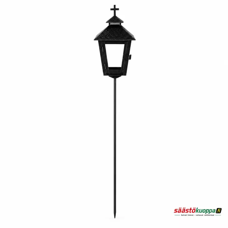 Hautalyhty varrella 14x23 60CM+ risti - Hautalyhdyt - 6438159605267 - 1