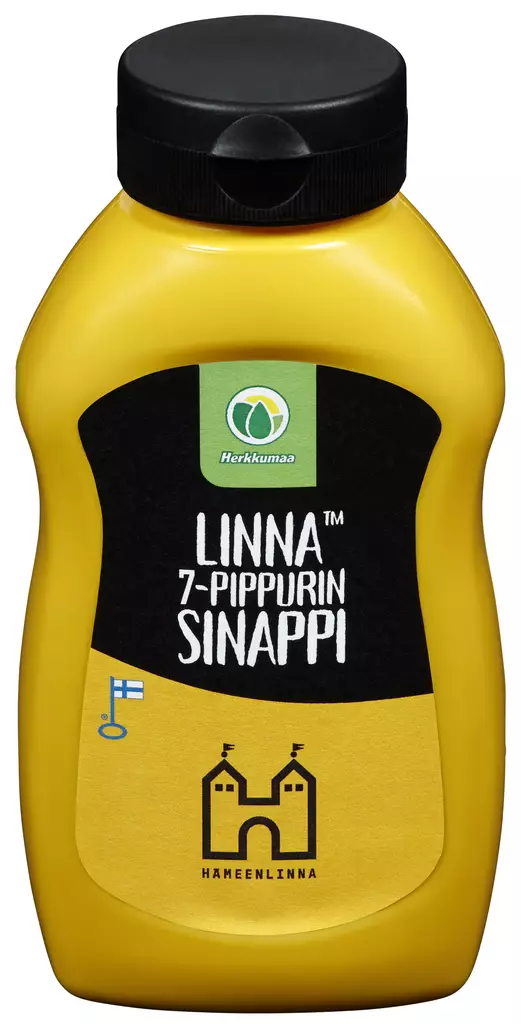 Herkkumaa Linna 7-pippurin sinappi 300g - Kissan hiekat - 6410840037427 - 1