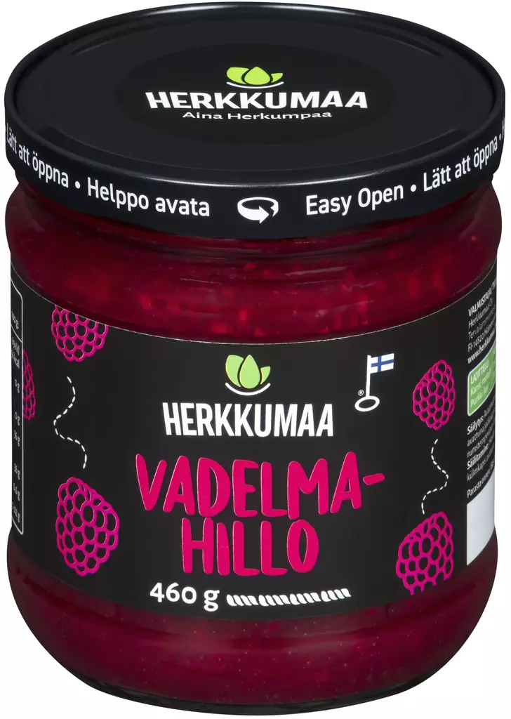 Herkkumaa Vadelmahillo 460g - Hillot ja marmeladit - 6410841200257 - 1