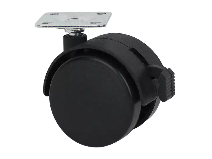 Huonekalupyörä laatta/jarru 50mm - Huonekalupyörät - 6414676015307 - 1