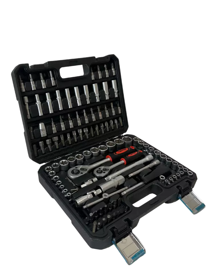 Hylsyavainsarja 3/8" ja 1/4" 108-osainen - Työkalusarjat - 6438168119397 - 1