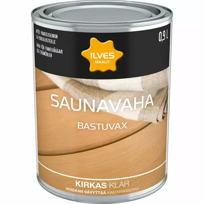 Ilves Saunavaha Kirkas 0,9L - Saunasuojat ja vahat - 6430026951927 - 1
