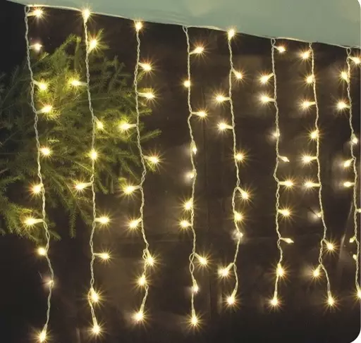 Jääkristalli valoverho 1x2m 200Led - Joulukoristeet - 6438159366717 - 1