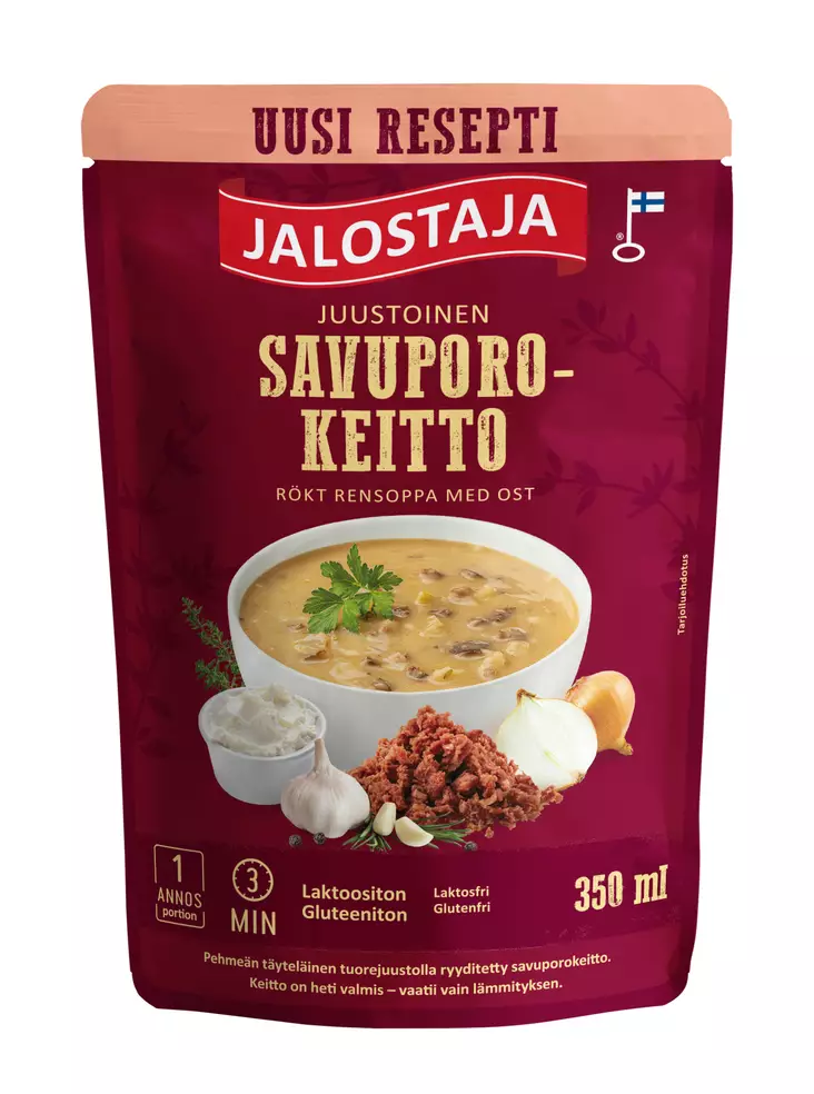 JALOSTAJA JUUSTOINEN SAVUPOROKEITTO 350M - Kissat - 6409536651177 - 1