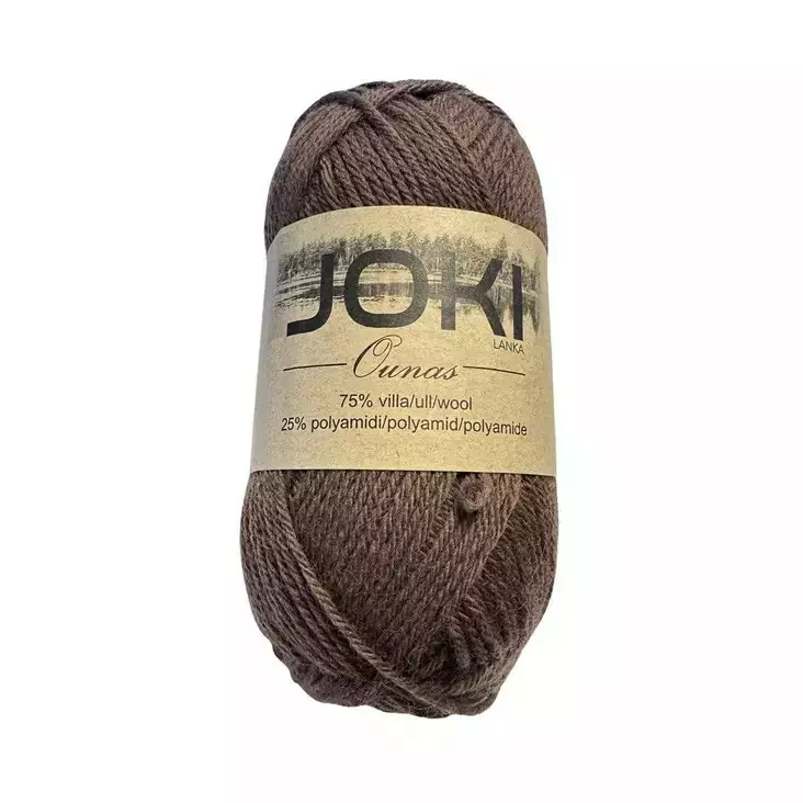 Joki Ounas 100g tumma ruskea - Langat - 6438159389457 - 1