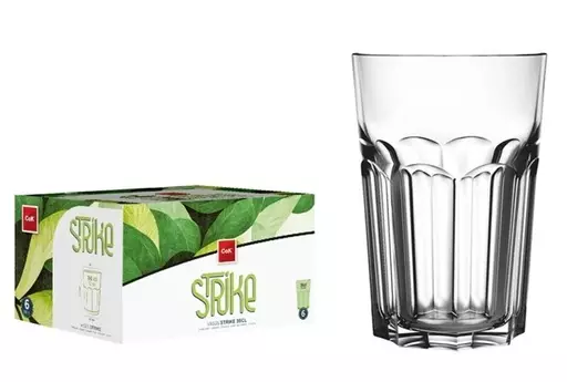 Juomalasisetti STRIKE 6kpl/setti 36cl - Juomalasit - 8435123236517 - 1