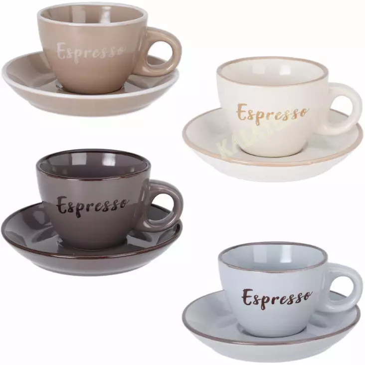 Kahvikuppisetti Espresso 100ml - Mukit ja kahvikupit - 8721037353977 - 1