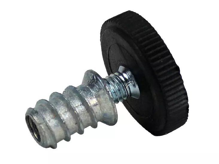 Kalustejalka M6X25mm musta - Kalustehelat - 6414676015277 - 1