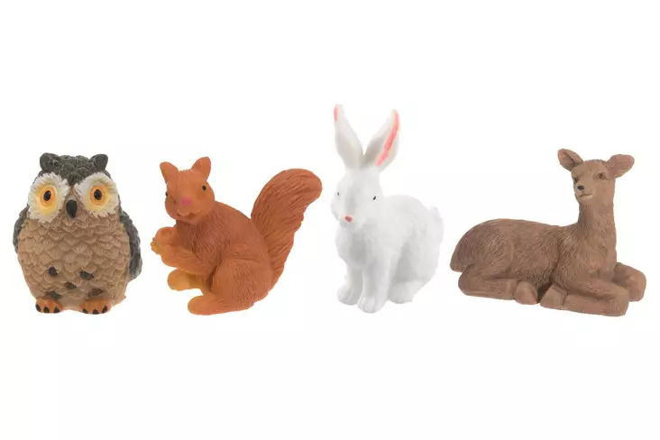 Kapel miniatyyri metsäneläimet setti - Askartelukoristeet - 6410416275307 - 1
