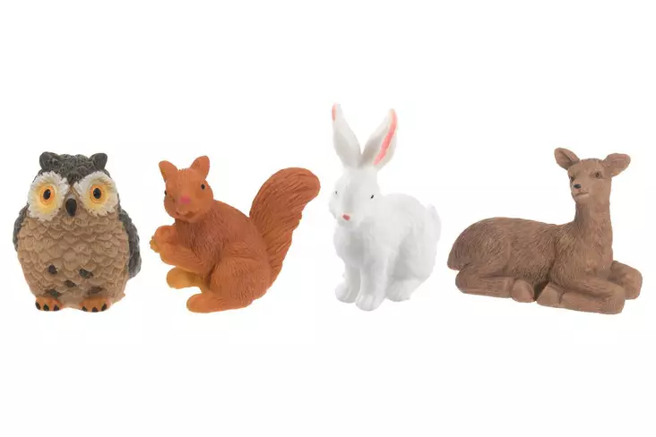 Kapel miniatyyri metsäneläimet setti - Askartelukoristeet - 6410416275307 - 2
