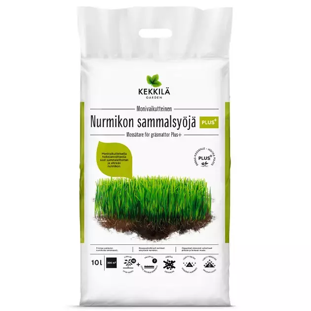 Kekkilä nurmikon sammalsyöjä plus 20l - Tuhoeläinten ja rikkakasvien torjunta - 6433000623667 - 1