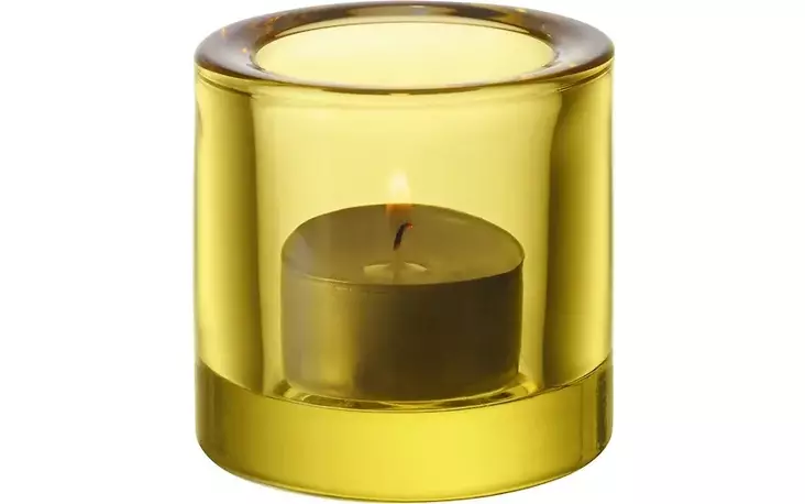 KIVI KYNTTILÄLYHTY 60MM SITRUUNANKELT. - Sisustusesineet - 6411920061547 - 1