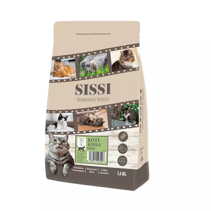 Kotikissa Sissi 1,4kg - Kissan kuivaruoat - 6438411023297 - 1