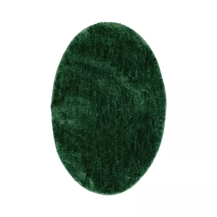 Kylpyhuonematto Oval 60x90cm t.vihreä - Kylpyhuone- ja wc matot - 7318161564587 - 1