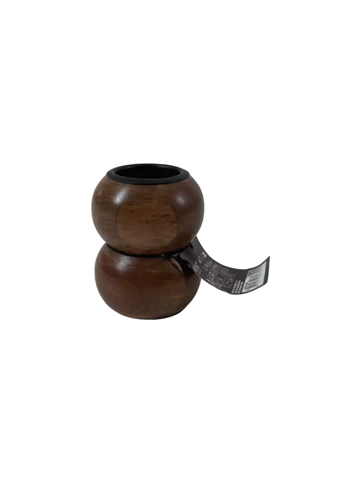 Kynttilänjalka Wood 8cm - Maljakot ja kynttilänjalat - 8720573626897 - 1