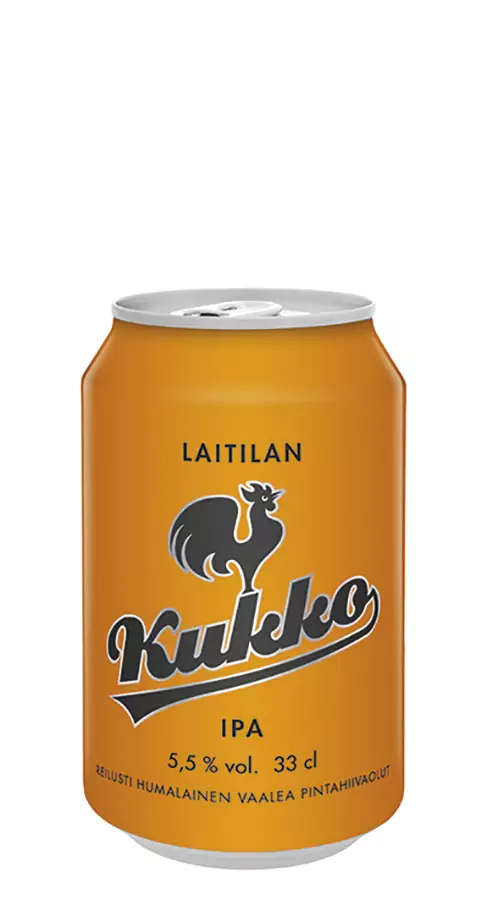 LAITILAN KUKKO IPA 5,5% 0,33L/TÖLKKI - Kissat - 6418654005397 - 1