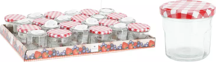 Lasipurkki metallikannella 160ml - Lasipullot ja -purkit - 8721037067867 - 1