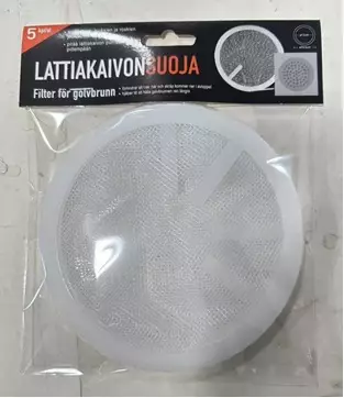 Lattiakaivonsuoja 5 kpl/ pkt halk.14,5cm - Lattiakaivot ja vesilukot - 6438159861007 - 1