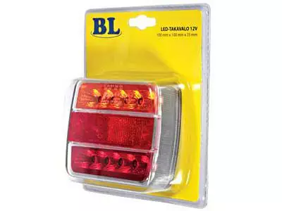 LED-TAKAVALO 12V REK.VALOLLA 4 TOIM. - Peräkärryn valot - 6419943540247 - 1