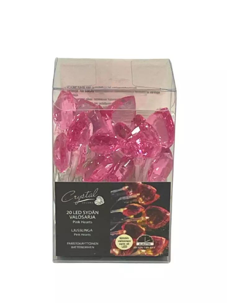 Led sydän pinkki29 led - Jouluvalot - 6438159329347 - 1