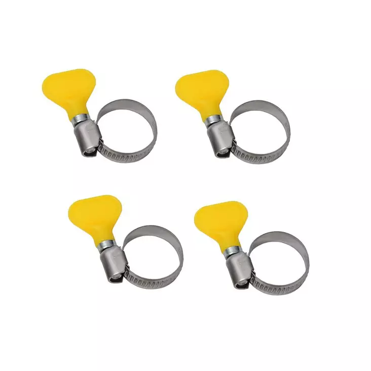 Letkupuristin 4-os 16-25mm 9mm ruostumaton teräs ss304 - Letkunkiristimet - 6438152023617 - 1
