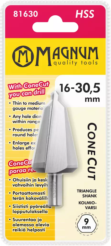 Levyporanterä ConeCut 16-30,5mm - Reikäsahat - 6418868816307 - 1