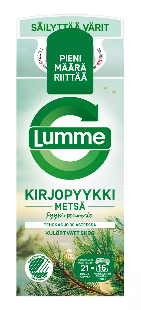Lumme kirjopyykinpesuneste Metsä 750ml - Pyykinpesu- ja huuhteluaineet - 7046110311547 - 1