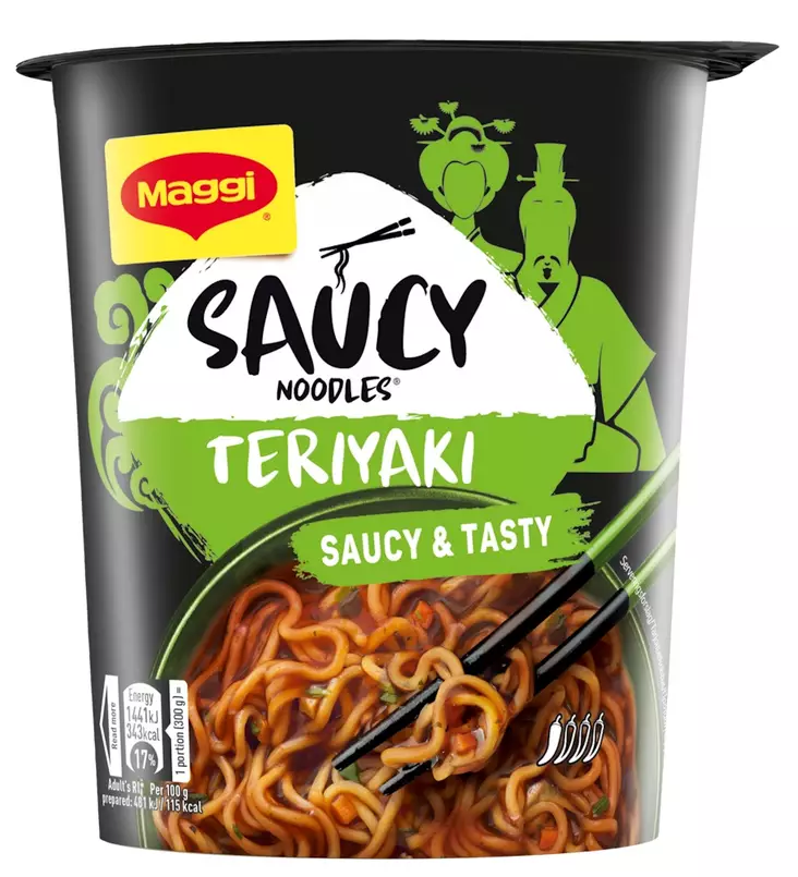 Maggi Saucy teriyaki nuudeli 75g - Valmisruokasäilykkeet - 7613287295347 - 1