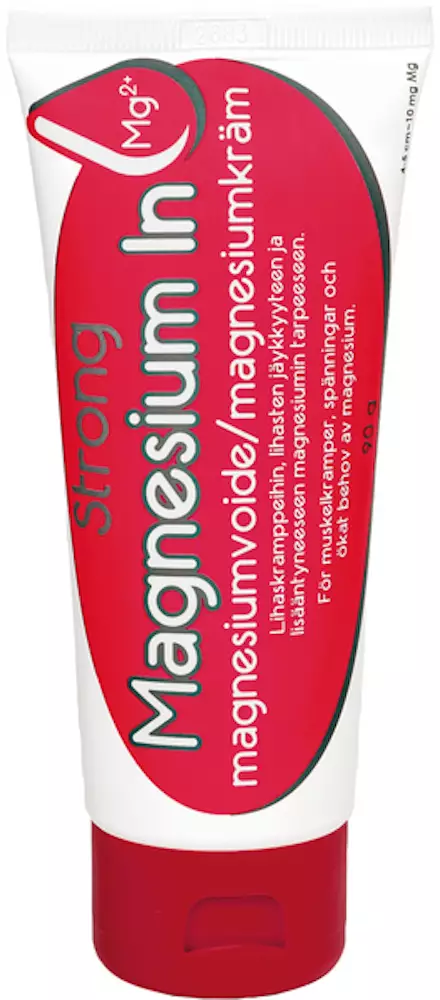 Magnesium In Strong magnesiumvoide 90g - Arjen apuvälineet terveyteen - 6418029905307 - 1