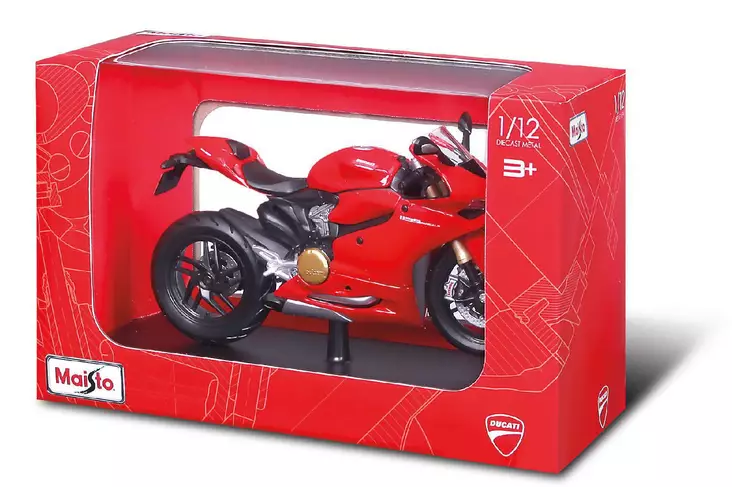 Maisto 1:12 moottoripyörä ducati 1199 Panigale - Leikkiautot ja kauko-ohjattavat autot - 6410416117577 - 3