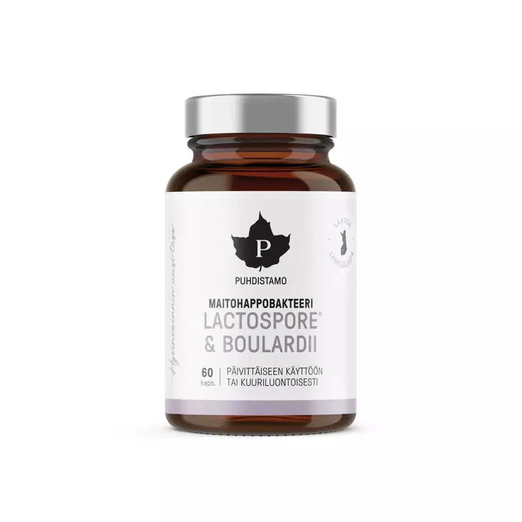 MAITOHAPPOBAKTEERI + BOULARDII 60KAPS - Vitamiinit ja mineraalit - 6430039222847 - 1