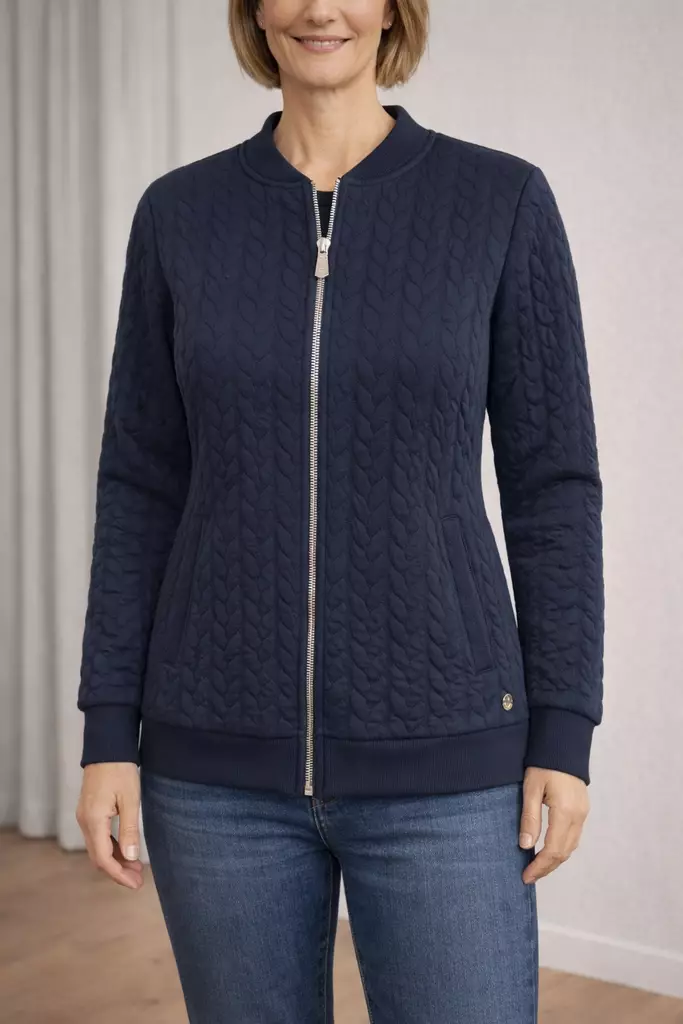 Marine jakku vetoketjulla Navy - Naisten paidat ja puserot - 731259086714 - 1