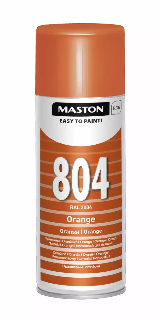 Maston 100 oranssi 804 RAL2004 400ml - Maalit - 6412491008047 - 2