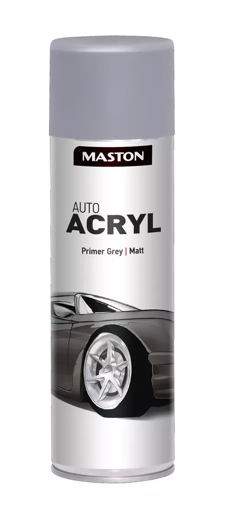 Maston AutoAcryl pohjamali harmaa 500ml - Maalit - 6412490024987 - 2