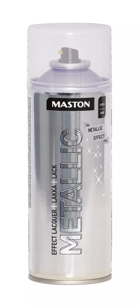 Maston Metallic Spraymaali Lakka 400ml - Spraymaalit - 6412492108227 - 2