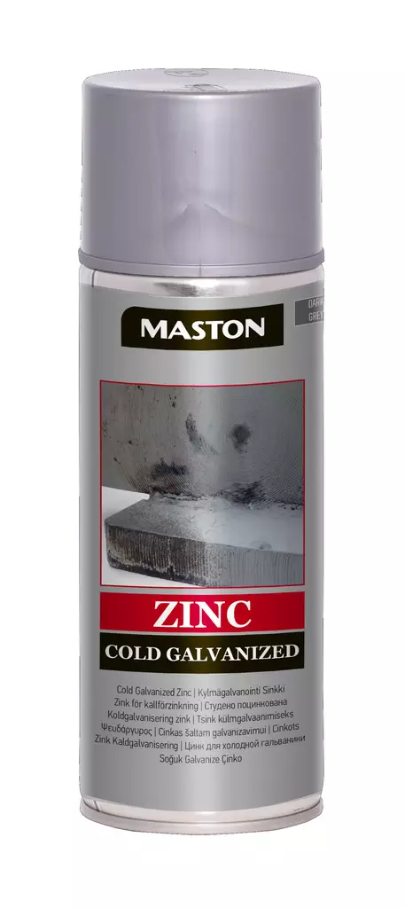 Maston Sinkkispray Tummanharmaa 400ml - Spraymaalit - 6412494001717 - 2
