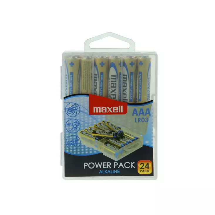 Maxell power pack AAA-paristot 24kpl - Sormiparistot - 4902580748357 - 1