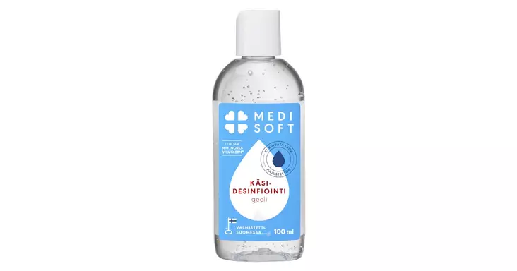 Medisoft käsidesinfiointigeeli 100ml - Desifiointi ja laastarit - 6414405618007 - 1