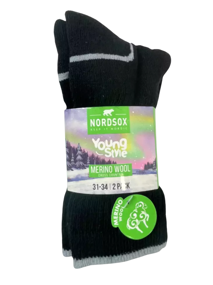 Merinovillasukka 2-pack 31-34 - Lasten sukat - 6438159719087 - 1