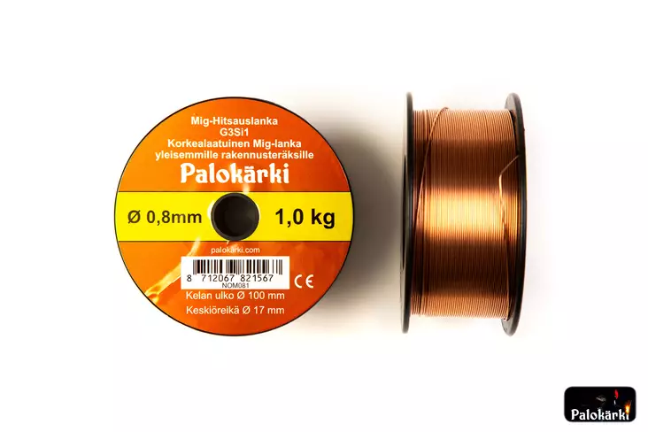 Mig-lanka G3Si1 0,8mm 1kg - Hitsauslangat - 8712067821567 - 1