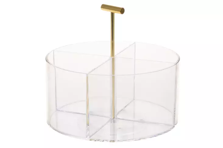 Mineas pyörivä säilytysteline kahvalla - Arjen apuvälineet terveyteen - 6410416426907 - 2