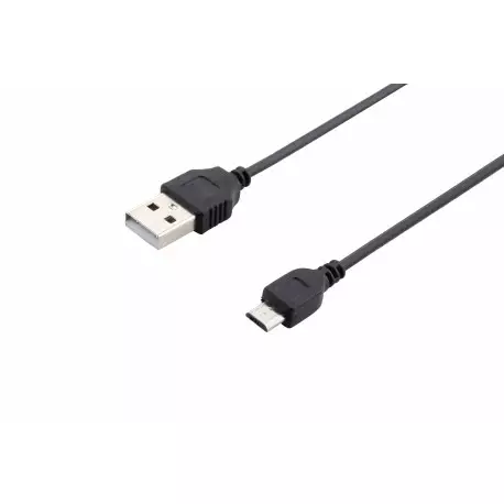 Mobia kaapeli musta micro usb 3 metriä - Puhelintarvikkeet ja laturit - 6430035349227 - 1