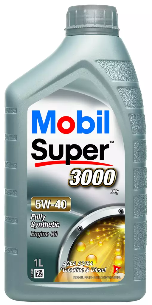 Mobil Super 3000 X1 5W-40 1L - Moottoriöljyt - 5055107432167 - 1