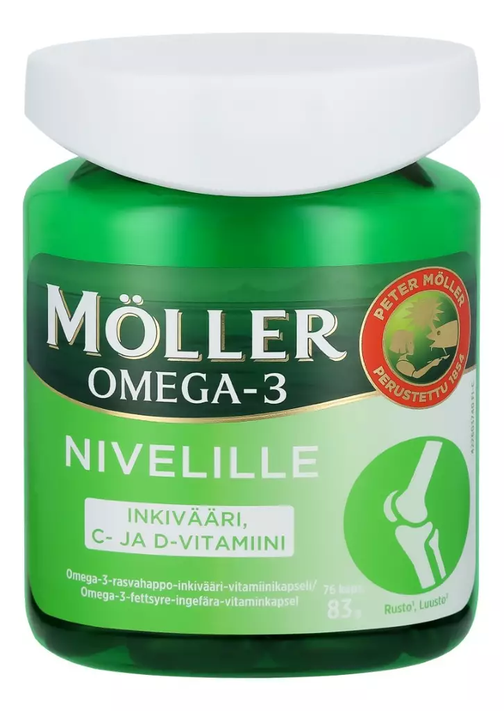 Möller omega3 nivelille 76kpl - Rasvahapot - 7070866022747 - 1